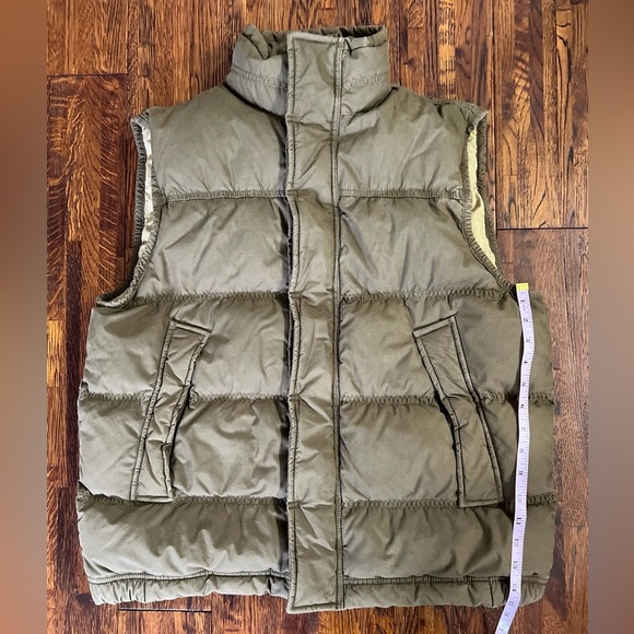 RALPH LAUREN DENIM & SUPPLY Vintage Military Puffer Vest in Olive Khaki Size M - Picture 3 of 7